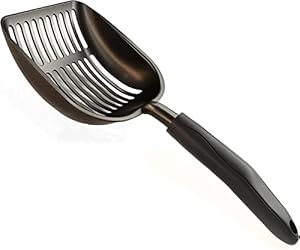 PIQIUQIU Katzenstreuschaufel aus robustem Aluminium