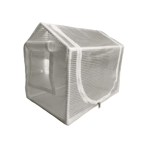 Refugio para plantas de techo en PVC blanco con ventilación optimizada 5