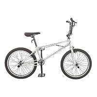 大値下げ ‼️BMX自転車 20インチ自転車競技 クロモリフレーム シルバー Amazon | 【組立動画付き】BMX自転車 ジャイロ搭載 20インチ BMXバイク