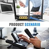 1 Pcs BT Telephone Splitters 2 Way Sockets, Splitter UKTelephone Adapter, UKTelephone RJ11 Male Plug to Double Female Socket Extender, for UKLandline Telephone FAX Modem Cable Adapter and Converter - Image 6