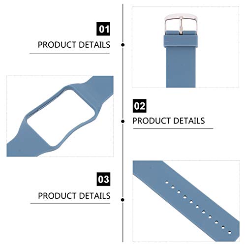 NICERIO Pulseira de substituição para smartwatch Samsung Galaxy Gear S R750 para homens e mulheres,