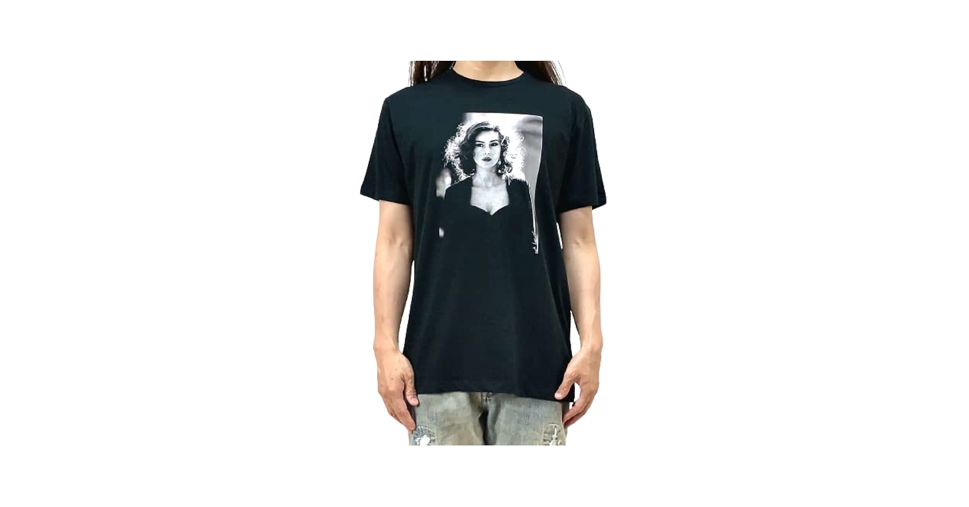 Amazon | マレーナ モニカ ベルッチ 黒 Tシャツ S M L XL