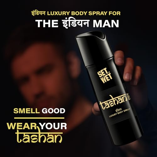 Image of Set Wet Tashan Indian Luxury Body Spray I Long Lasting Body Spray for Men I Manly & Luxury Fragrance for Men, 150ml