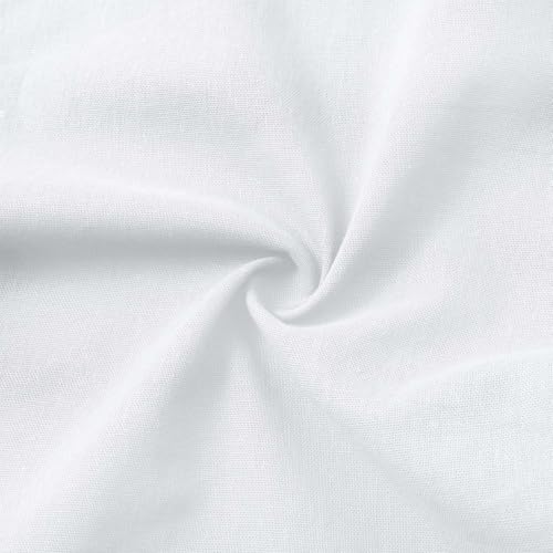 Linen Pants for Women Summer High Waist Elastic Straight Leg Lounge Pant 2025 Casual Loose Lightweight Beach Trousers3