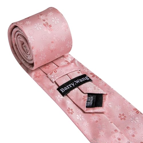 Image of Barry.Wang Fun Animal Ties for Men Designer Handkerchief Cufflink WOVEN Casual Necktie Set Festival