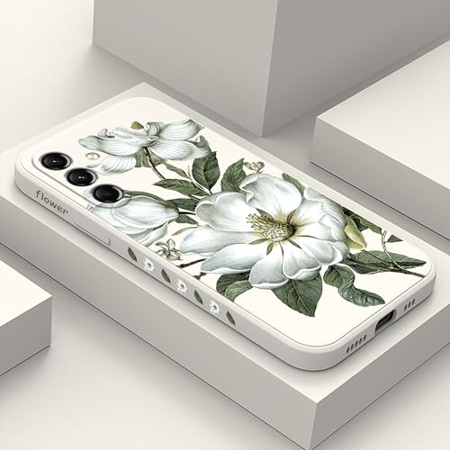 Coque Samsung S24 anti-chute en silicone souple blanc