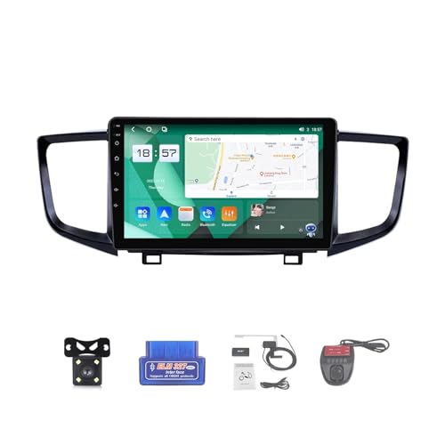 Genérico Radio de Coche Android 12 de 10" para Honda Pilot (2016-2019), Pantalla táctil 2 DIN, CarPlay y Android Auto inalámbricos, GPS, Bluetooth 5.0, SWC, DVR, OBD 2, FM/Am/RDS/Dab+/DSP M200S