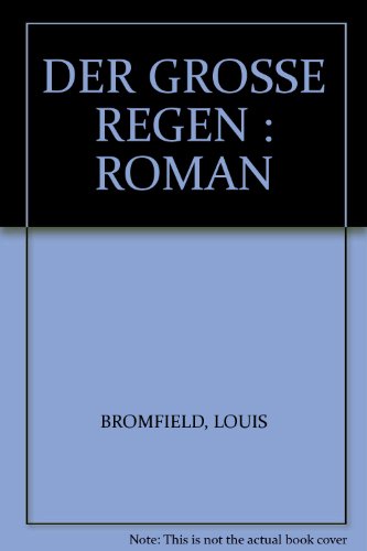 DER GROSSE REGEN : ROMAN B003KDIHJK Book Cover