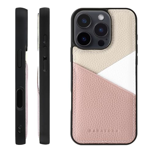 HANATORA for iPhone 16Pro �P�[�X �{�v �ϏՌ� �X�}�z�P�[�X �X�}�z �J�[�h�|�P�b�g �p�X�e���J���[ �V�������N�J�[�t���U�[ �M�t�g �}�O�l�b�g�Ȃ� �s���N PSP-16Pro-Pink