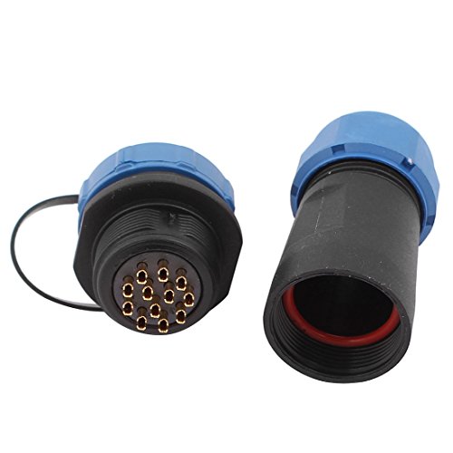 Conector impermeable de cable Aexit SP2111/P 12 pines miniatura 4