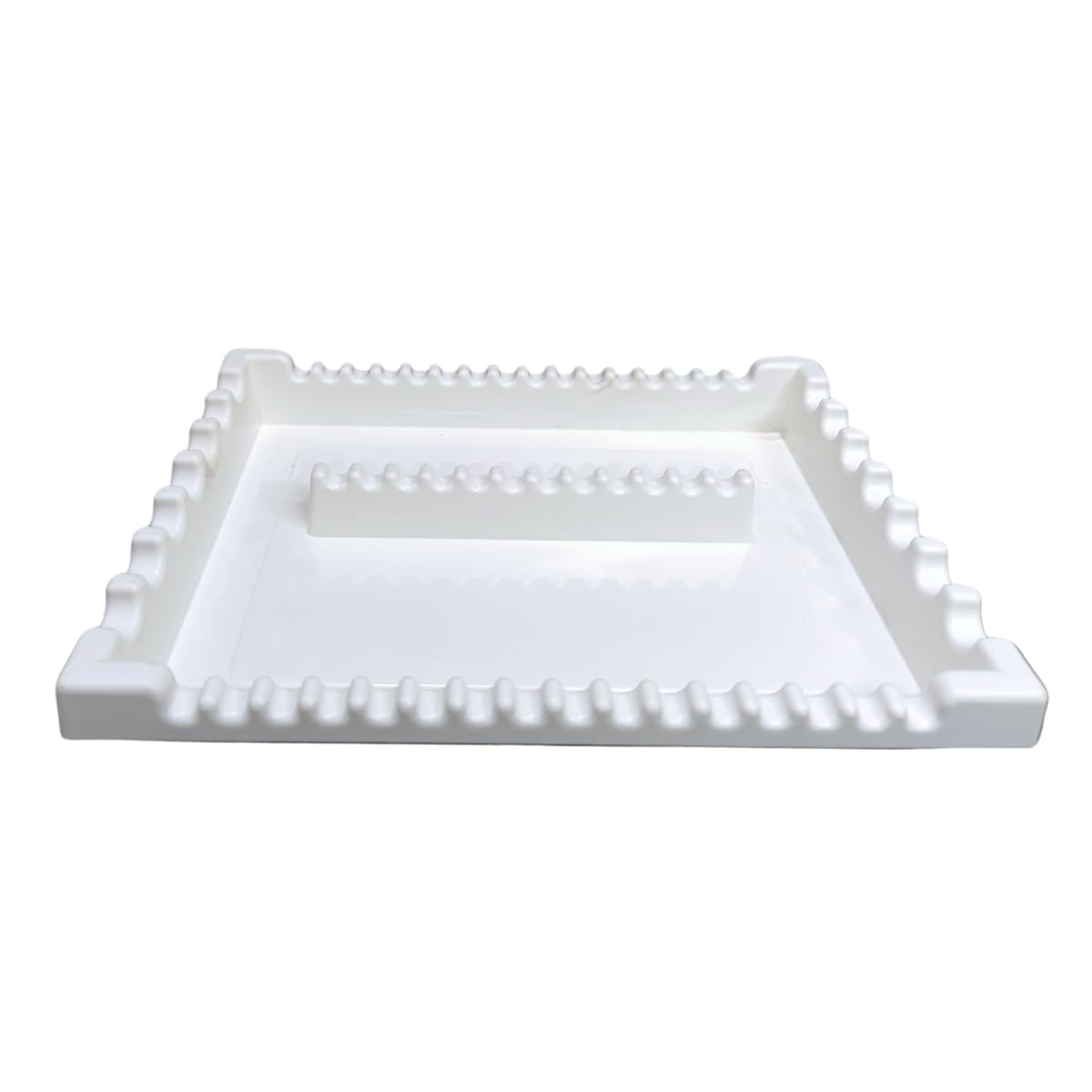 AANIJ® Pipette Tray for Store Pipettes Size 283 x 216 x 40 mm Pack of 1 Lab Pipette Storage Rack Holder for Safe Drying & Storage | Autoclavable, Chemical Resistant Tray for Glass & Plastic Pipettes-image-0