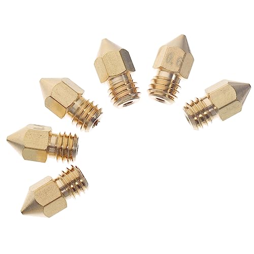 3d Printer Nozzles 0.6mm M6 Thread Mk8 Brass 30pcs