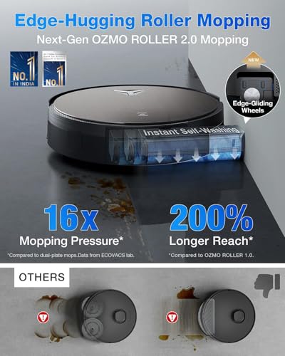 Image of ECOVACS DEEBOT X11 OmniCyclone Robot Vacuum & Mop, Sep 2025 Launch, PowerBoost Charging, OZMO Roller 2.0 Instant Self-Washing Mop, 19500Pa Blast Suction, Bagless OmniCyclone Station (X11 OmniCyclone)