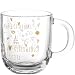 Produktbild Leonardo Emozione Geschenk-Tasse Glückwunsch 1 Stück, spülmaschinengeeignete Glas-Tasse, Tee-Tasse, bunte Motive, mikrowellenfest 400 ml, 033236