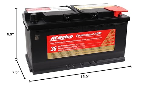 ACDelco Gold 49AGMHR (88866099) 36 Month Warranty High Reserve AGM BCI Group 49 Battery - Image 7