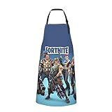 [RFSHOPD] フォートナイト エプロン レディース エプロン メンズ 防水 シワになりにくい 男女共用 無地 おしゃれ シンプル 無地 撥水ノンアイロン 家庭用 汚れにくい シワ防止 70cm×84cm