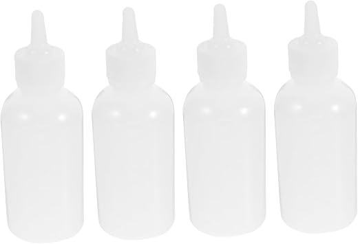 Toddmomy 4Pcs Reusable Nursing Bottles for Pets Lightweight Milk Bottles with Soft Nipples for Kittens Puppies and Animals Portable Feeding