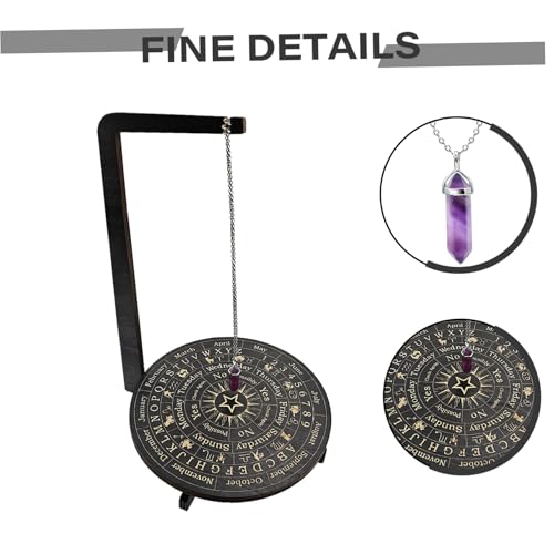Présentoir à bijoux et support pendule en bois vintage - 4