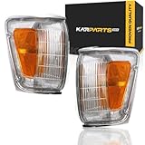 For Toyota Pickup 4WD 1989-1991/4Runner 1990 1991 Park/Cornering Light Assembly Pair Driver and Passenger Side Chrome | TO2520124 | TO2521126 | 81620-89179