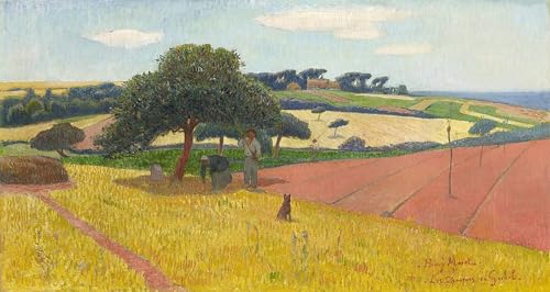 Tableau modern peinture de Henry Moret, une œuvre d'art raffinée pour sublimer vos murs