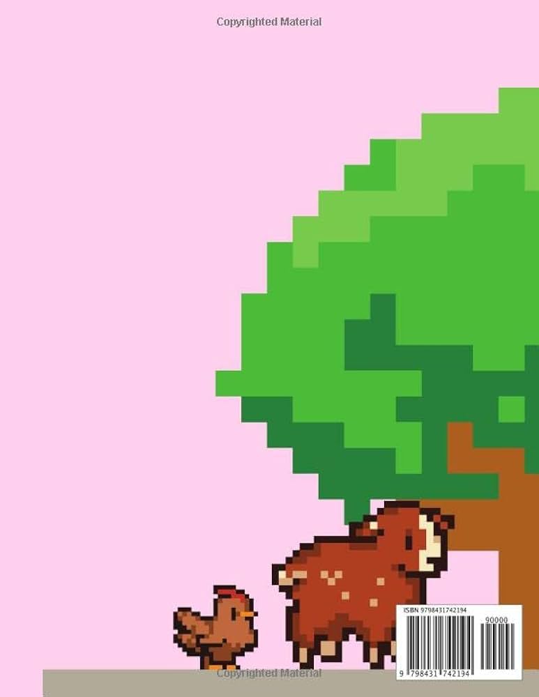 Amazon.com: Pixel Art Sketchbook - Pink Start: Animals