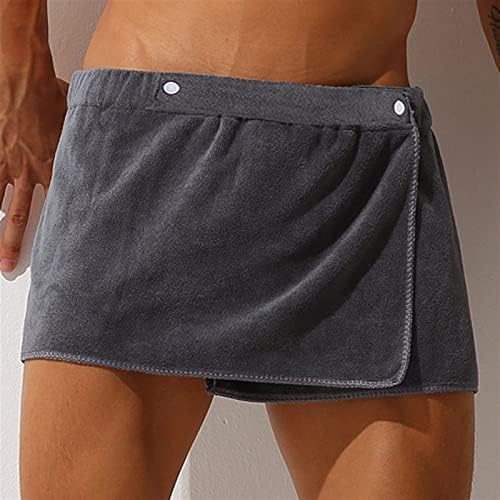 Serviette de bain douce et portable pour hommes, pantalon court