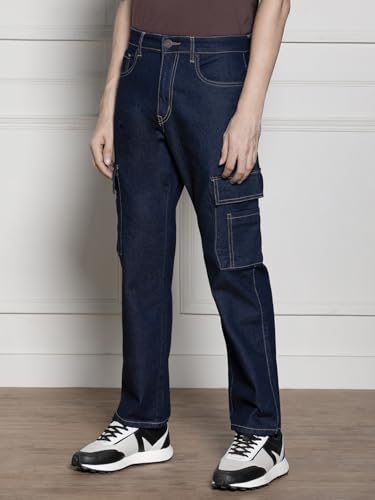 Image of Dennis Lingo Mens Cotton Relaxed Fit Jeans