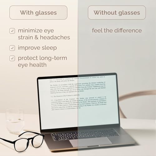 Image of IBOANN Chic & Comfy Blue Light Glasses for Women - 3-Pack Round Frames, Screen-Ready Style with UV Protection Coating