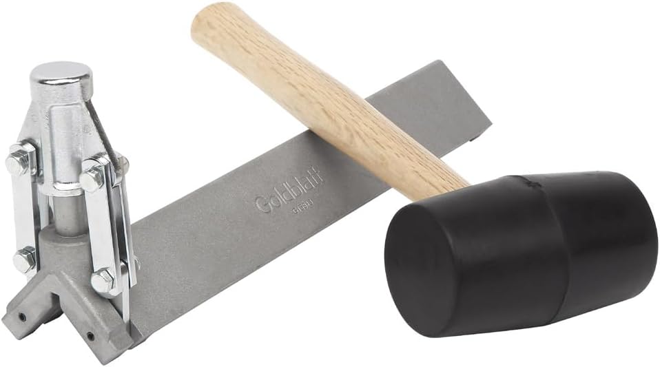 Goldblatt G15813 Corner Clincher and Mallet,Black