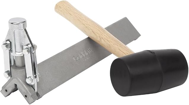 Goldblatt G15813 Corner Clincher and Mallet,Black