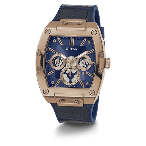 Image of Guess Men's GW0G Series| Analog Trend Watch| Polycarbonate Case| Silicone Bracelet | 50M Water Resistance