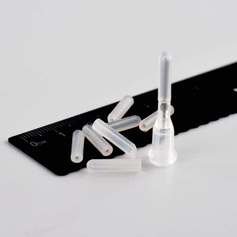 0.5" 19G Stainless Steel Blunt Tip with Silicone Needle Scabbard 500sets/lot