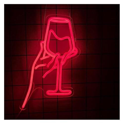 Enseigne lumineuse au néon en verre pour remplacer les lampes de chevet trop lumineuses