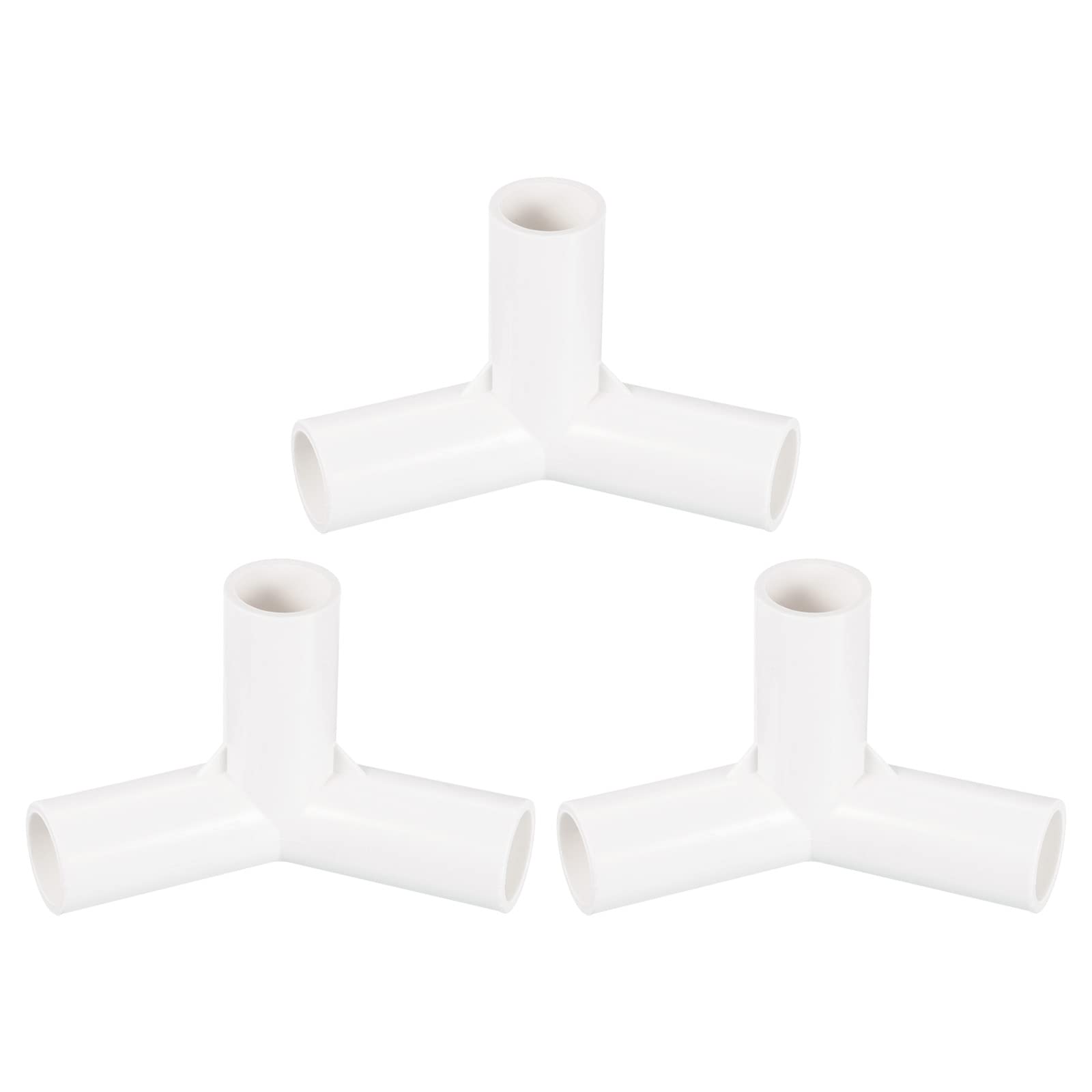 Raccord PVC 3 voies 2,3 cm coude tuyau d'eau adaptateur irrigation 3 pièces