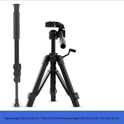 FEANG Multifunktions-Desktop-Stativ, leichte Flexible Reise-Handy-Kamera-Stativ-Stativ-Monopod mit Mobiltelefonclip und… – Bild 3