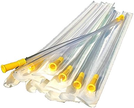 Zenatura flexible Einlaufhilfe, Darmrohr für Irrigator-Set, sanfte Darmreinigung, Farbcode Gelb 6.6 mm, 40 cm lang, steril verpackt, Pack á 20 Stück