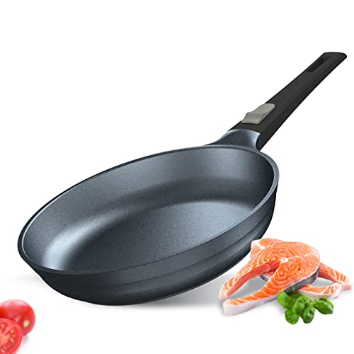 Diricho 10" Nonstick Frying Pan, 8/10/11 Inch Non Stick Egg Pans Omelet Skillet With Removable Handle, Oven And Dishwasher Safe, Induction Compatible, Healthy Cooking Cookware, Pfoa Free #TOP3