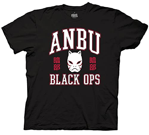 Ripple Junction Naruto Shippuden Athletic Anbu Black Ops Crew T-Shirt XL Black