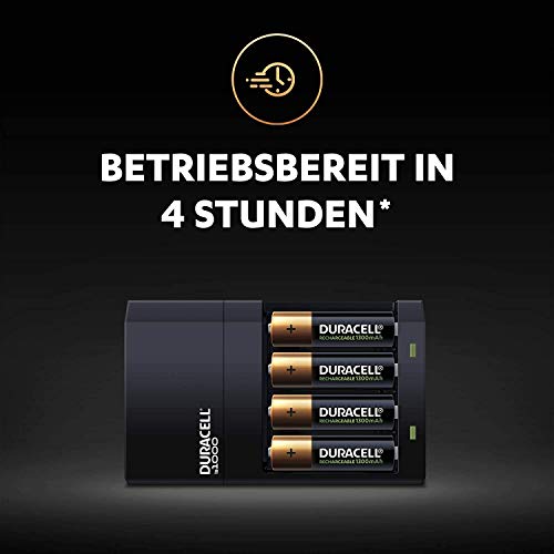 Duracell CEF14 batterijlader voor 4 uur, inclusief oplaadbare batterijen, AA+AAA - Afbeelding 5