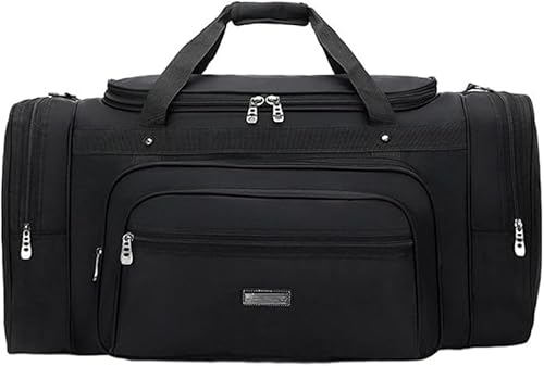 Nozuma ボストンバッグ 40-75L 大容量 3way ラゲッジバッグ 超軽量撥水加工 折りたたみ可能 シューズ収納付き メンズレディース兼用 (ブルー/大サイズ) 旅行・ジム・アウトドア・出張・修学旅行・合宿用