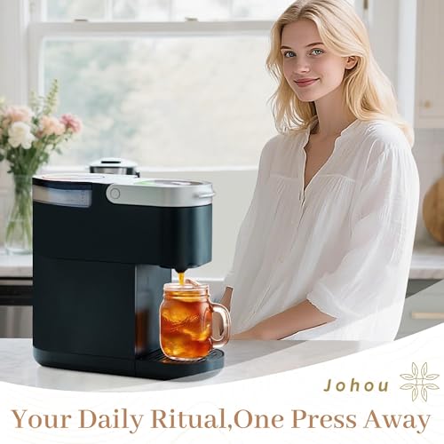 Image of Johou Unsweetened Iced Black Tea Pods for K-Cup Brewer, 24 pods
