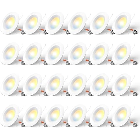 Amico 24 Pack 5/6 inch 5CCT LED Recessed Lighting Cover