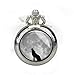 Produktbild Taschenuhr mit Anhänger, Motiv Wolf heulend at the moon