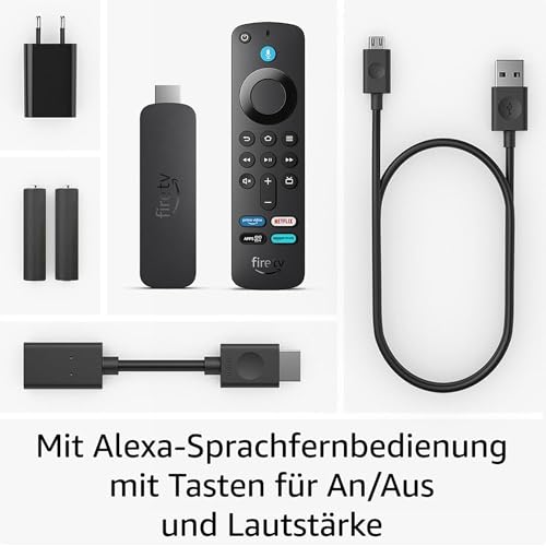 Zertifiziert und generalüberholt Amazon Fire TV Stick 4K, mit Unterstützung für Wi-Fi 6 sowie Streaming in Dolby Vision/Atmos und HDR10+