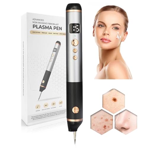 Stylo Plasma électrique à 15 Niveaux Réglables Rechargeable Par USB, Pour L'élimination Des Grains De Beauté,Verrues,Taches De Rousseur Et Taches Brunes,Sûr Et Indolore,Il N'irrite Pas La Peau