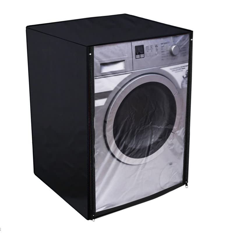 Image of Nitasha Front load Waterproof Washing machine cover Compatible for Bosch 9 Kg WAT28661IN | & Dustproof | Black Color