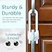 48-Pack Baby Proofing Kit, Child Safety Locks for Cabinet & Drawer, Outlet Covers, U-Shaped Locks & Door Knob Safety Covers, Complete Baby Proofing Essentials for Home, Kitchen & Bathroom
