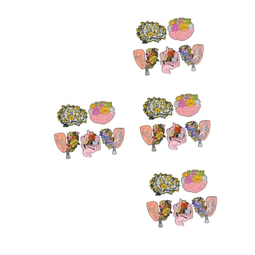 Broche cerveau décorative pour personnaliser une blouse de médecin