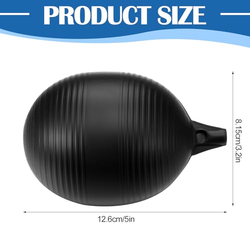 Grinsvalley 3 Packs Universal Plastic Toilet Tank Float Balls, Black by Grinsvalley - Used condition - Image 2