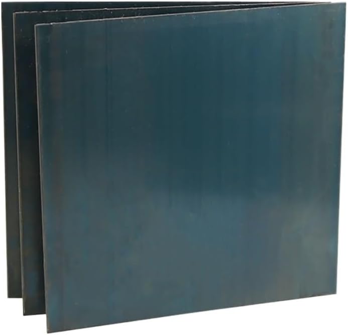 Spring Steel Sheet Foil Dark Blue Tempered 65Mn Spring Steel Sheet 0.1-2x100-200x500mm(0.8x200x500mm)